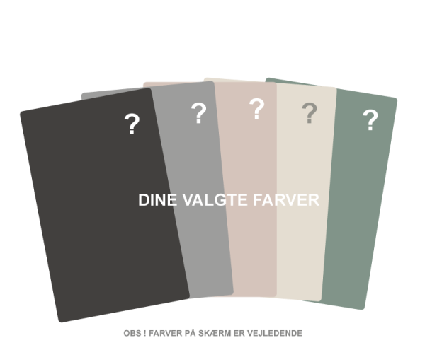 Dine farveprøver